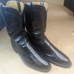 Lucchese Classics men's size 10.5B black cherry leather classic Western cowboy b